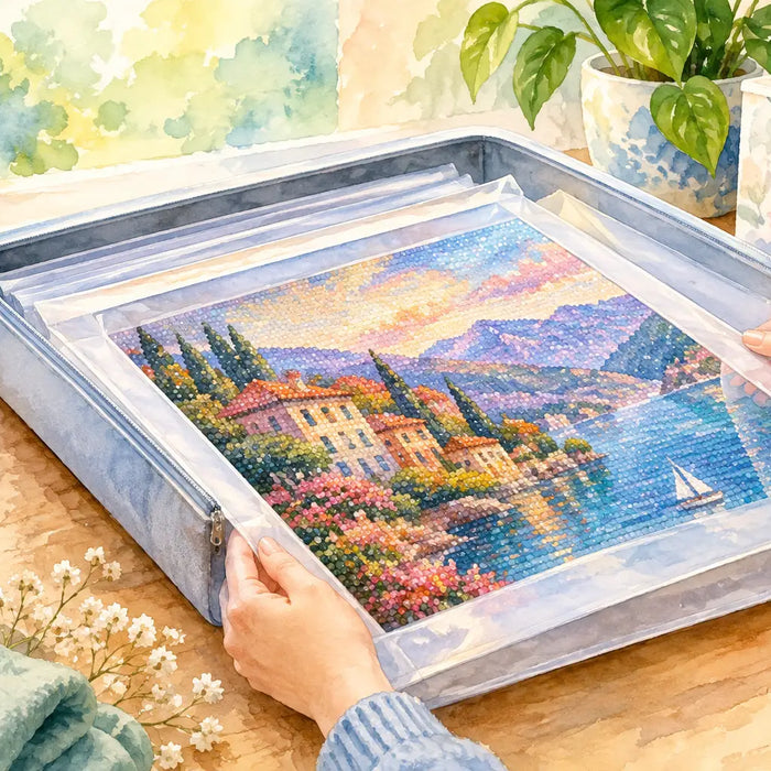 How to Store Finished Diamond Paintings Safely