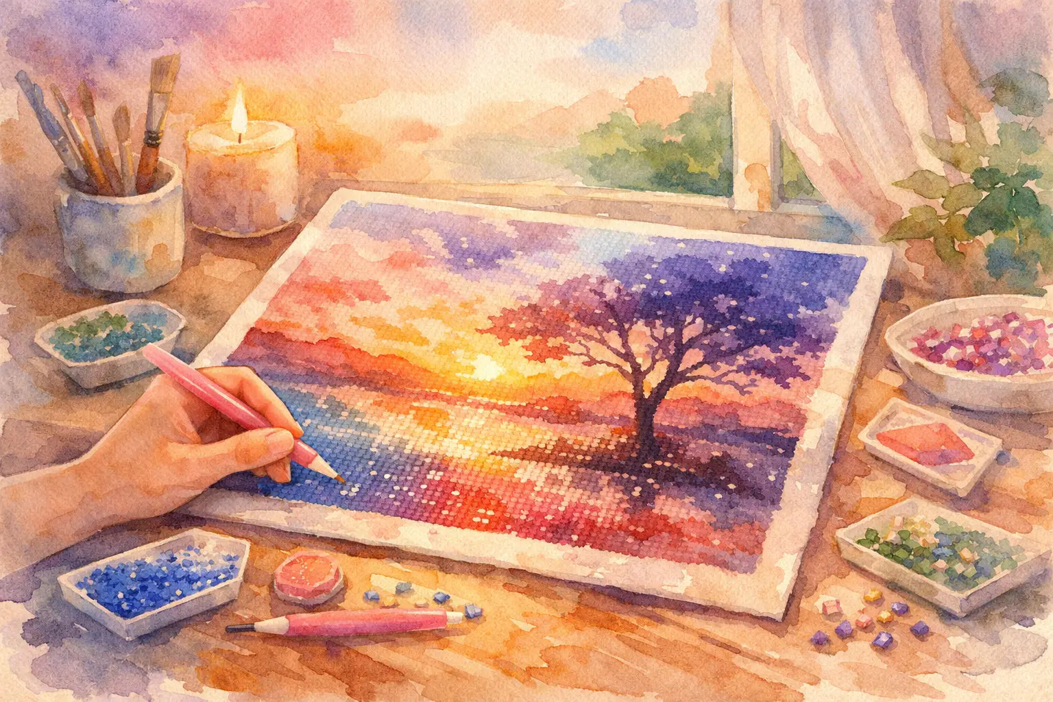 Diamond Painting as a Relaxing Hobby at Home