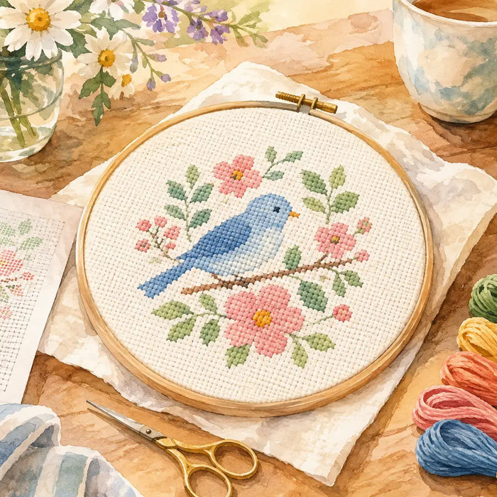 What Is a Stamped Cross Stitch Kit for Beginners?