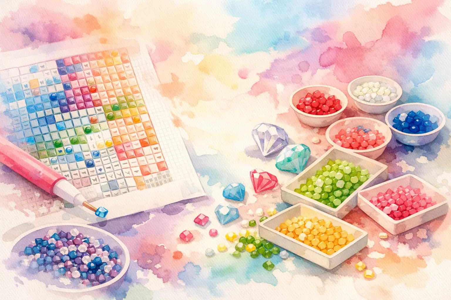 Diamond Painting Canvas Symbols Guide