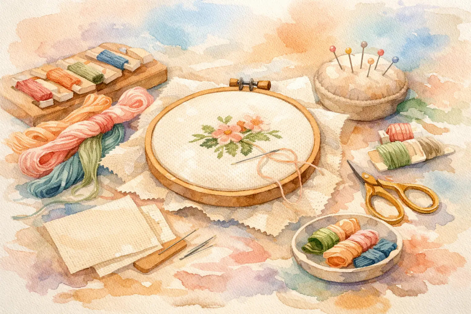 Beginner Cross Stitch Kit Supplies Explained