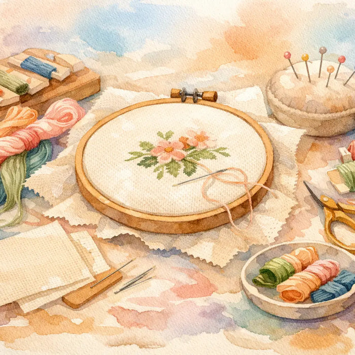 Beginner Cross Stitch Kit Supplies Explained