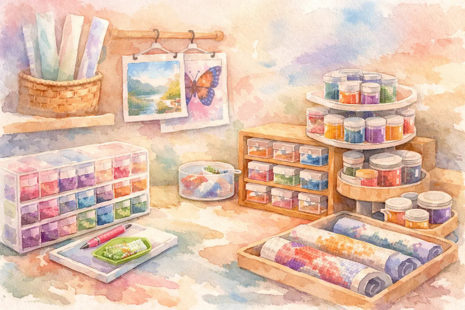 9 Diamond Painting Storage Ideas for Small Spaces