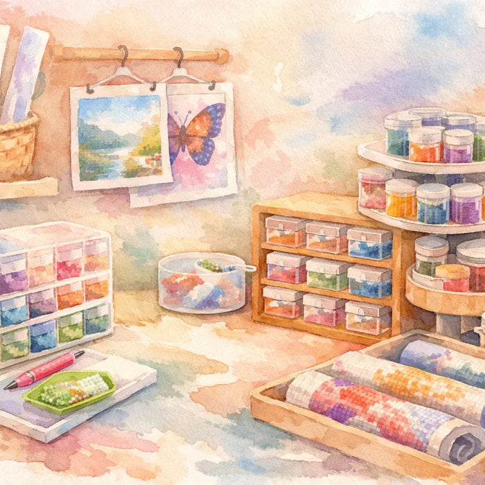 9 Diamond Painting Storage Ideas for Small Spaces