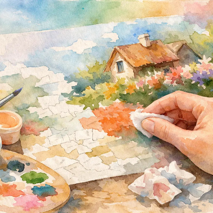 How to Correct Paint by Numbers Mistakes