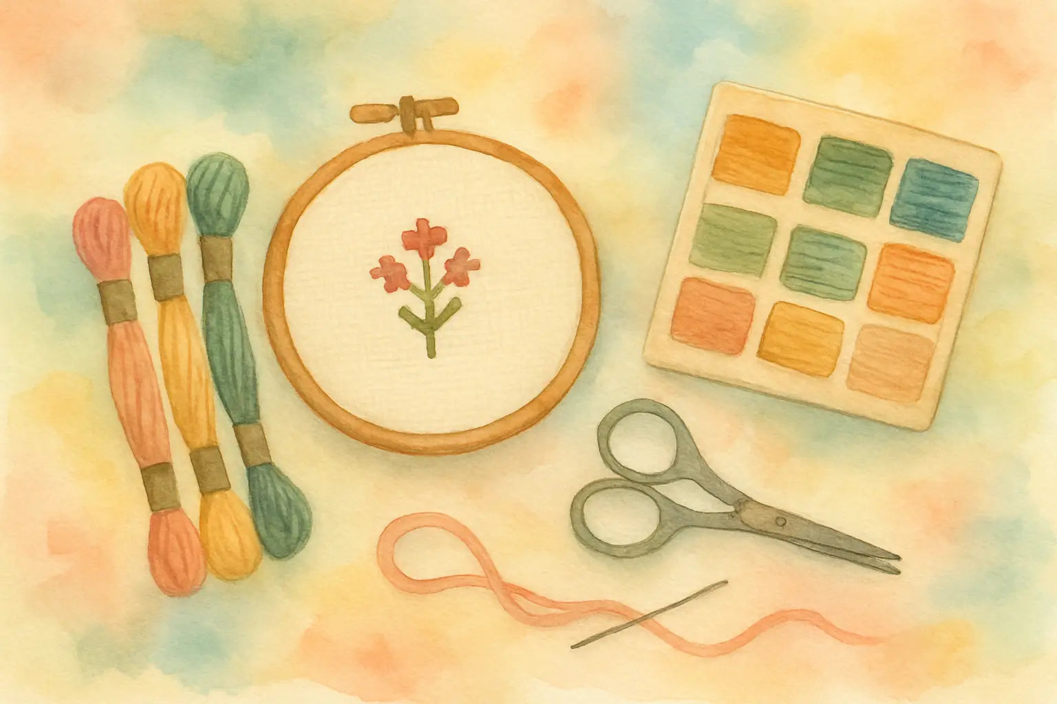 A Calm, Simple System for Cross Stitch Supplies