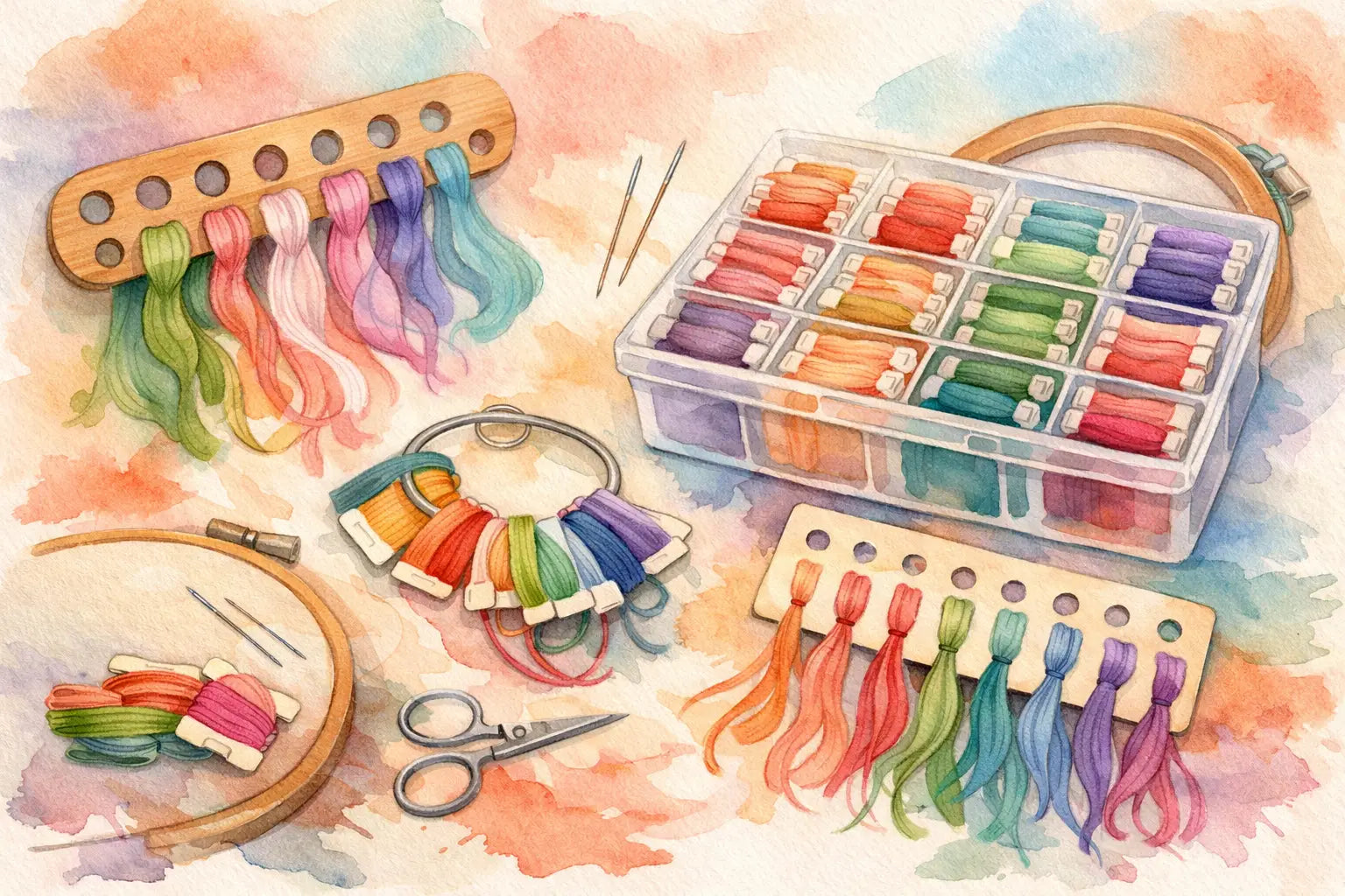 9 Cross Stitch Floss Organizer Ideas for Beginners