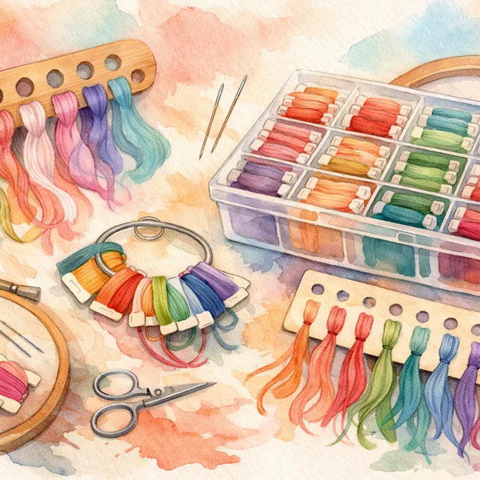 9 Cross Stitch Floss Organizer Ideas for Beginners