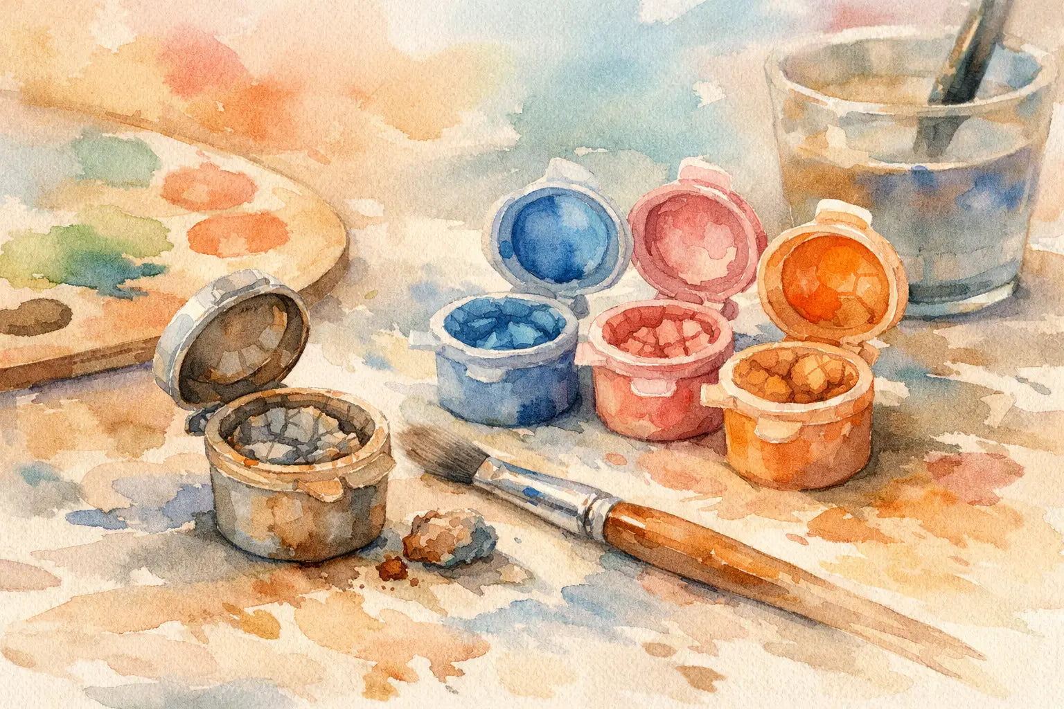 How to Fix Dried Paint by Numbers Pots