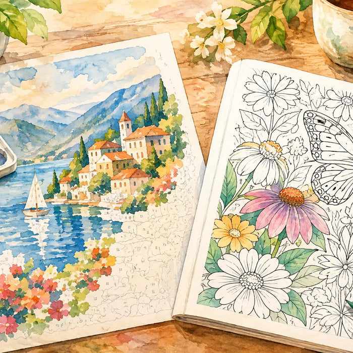 Paint by Numbers vs Coloring Books: Which Fits?
