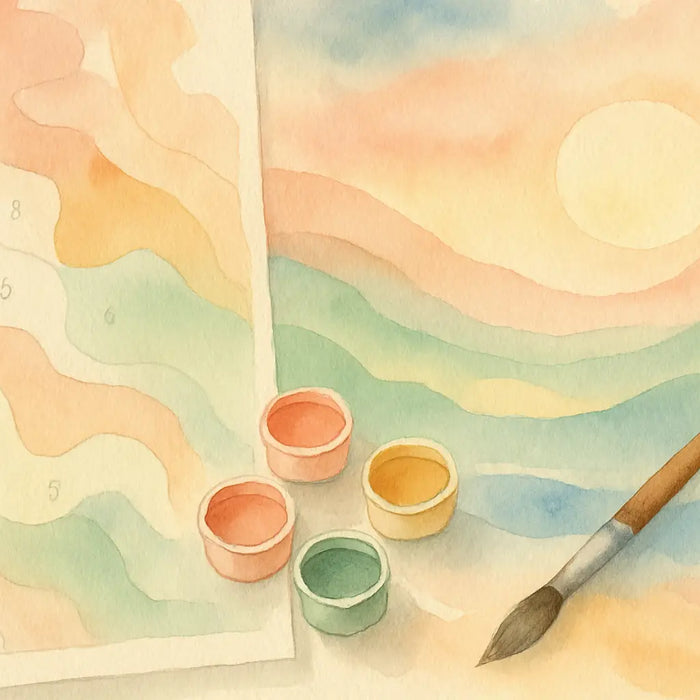 Why Paint by Numbers Feels So Calming