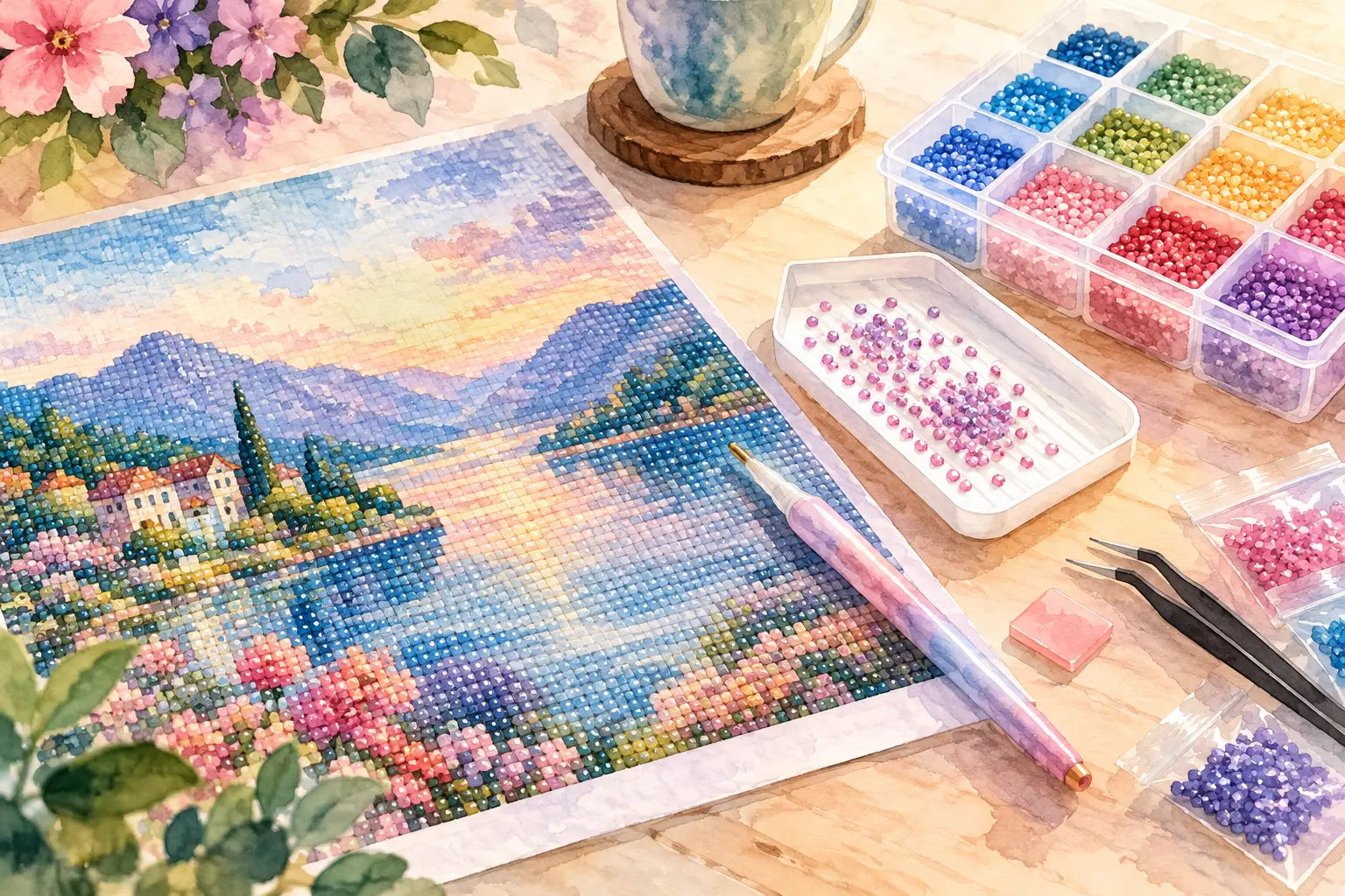 Diamond Painting Tool Kit Guide for Beginners
