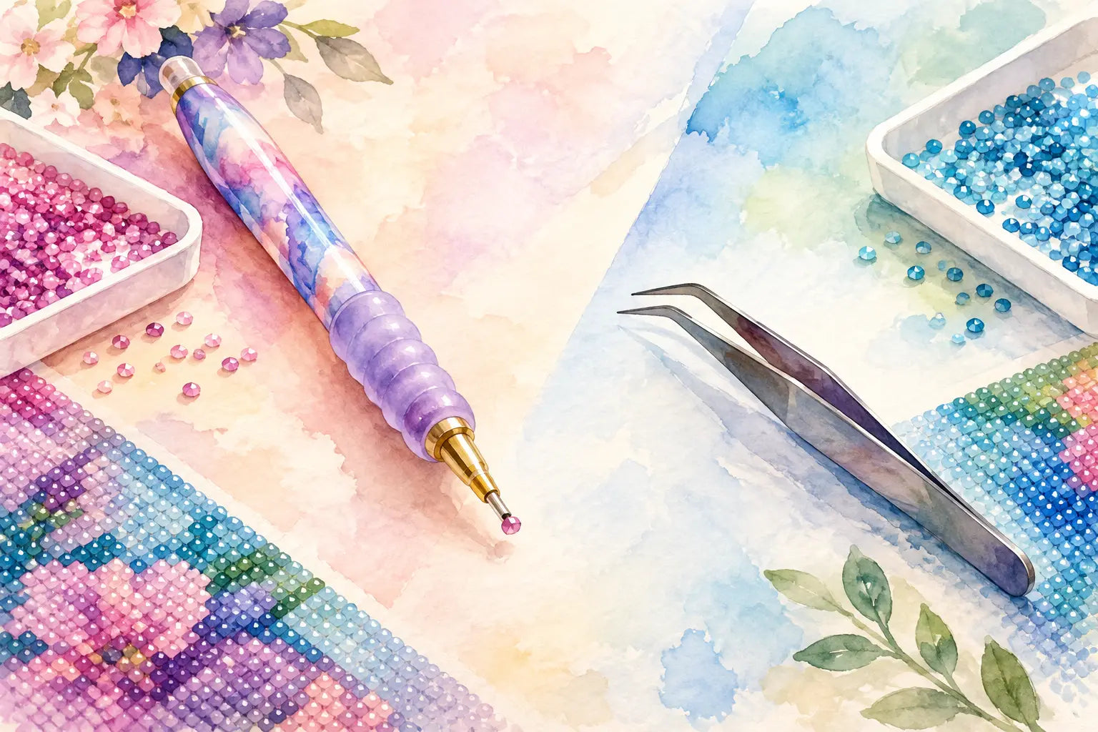 Diamond Painting Pen vs Tweezers Compared