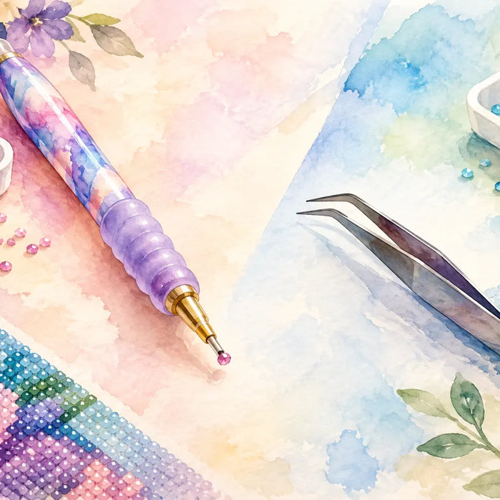 Diamond Painting Pen vs Tweezers Compared