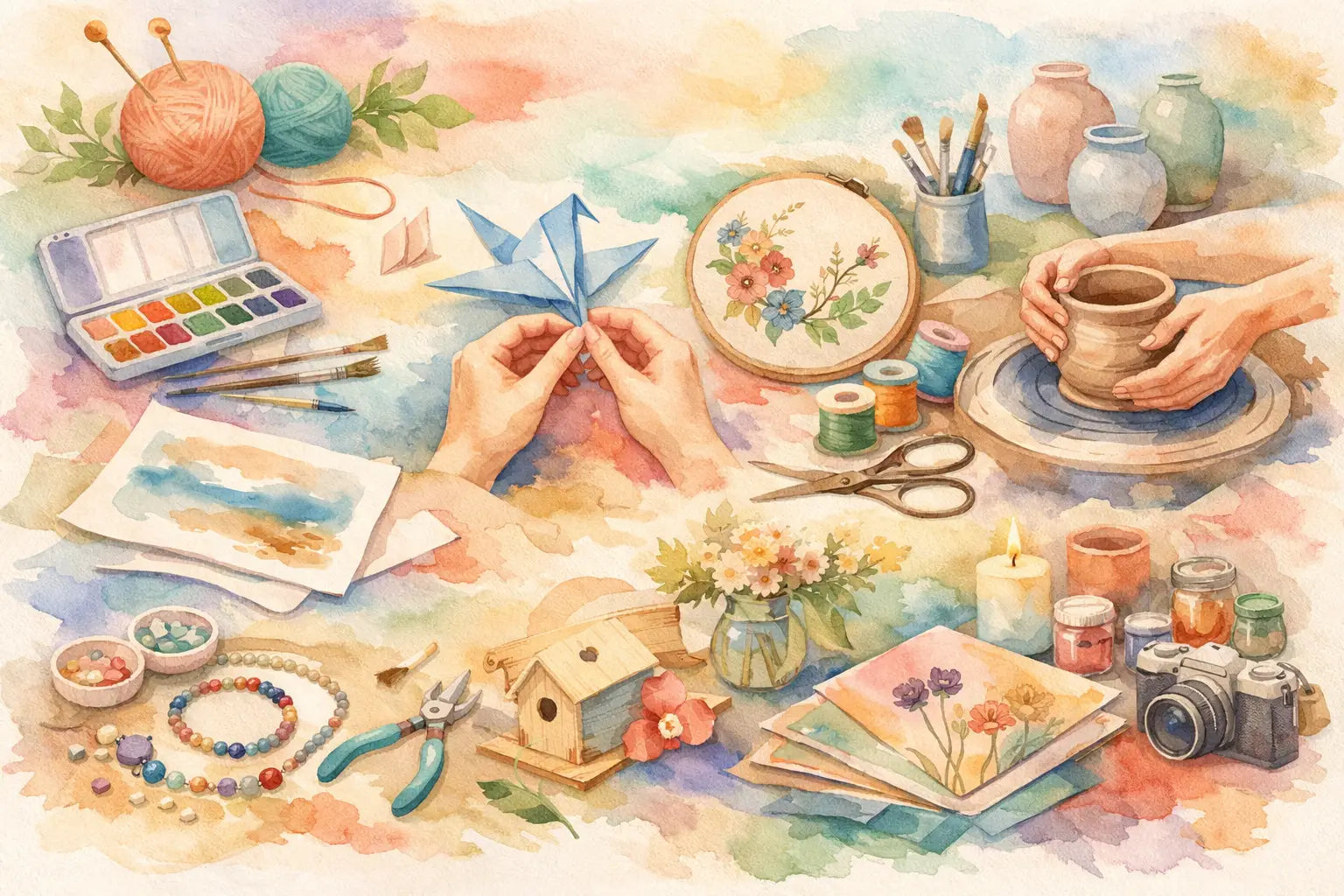 12 Relaxing Craft Hobbies for Adults