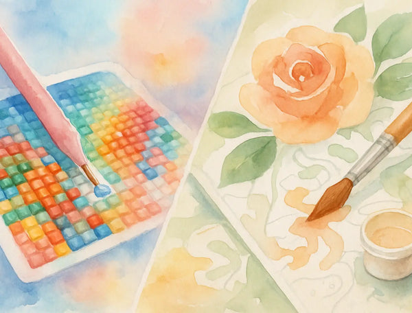 Diamond Painting or Paint by Numbers?