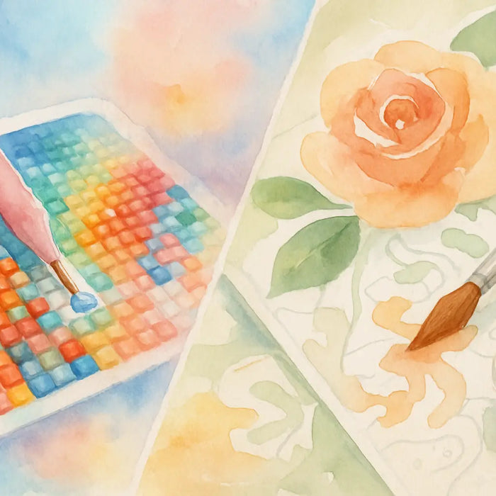 Diamond Painting or Paint by Numbers?