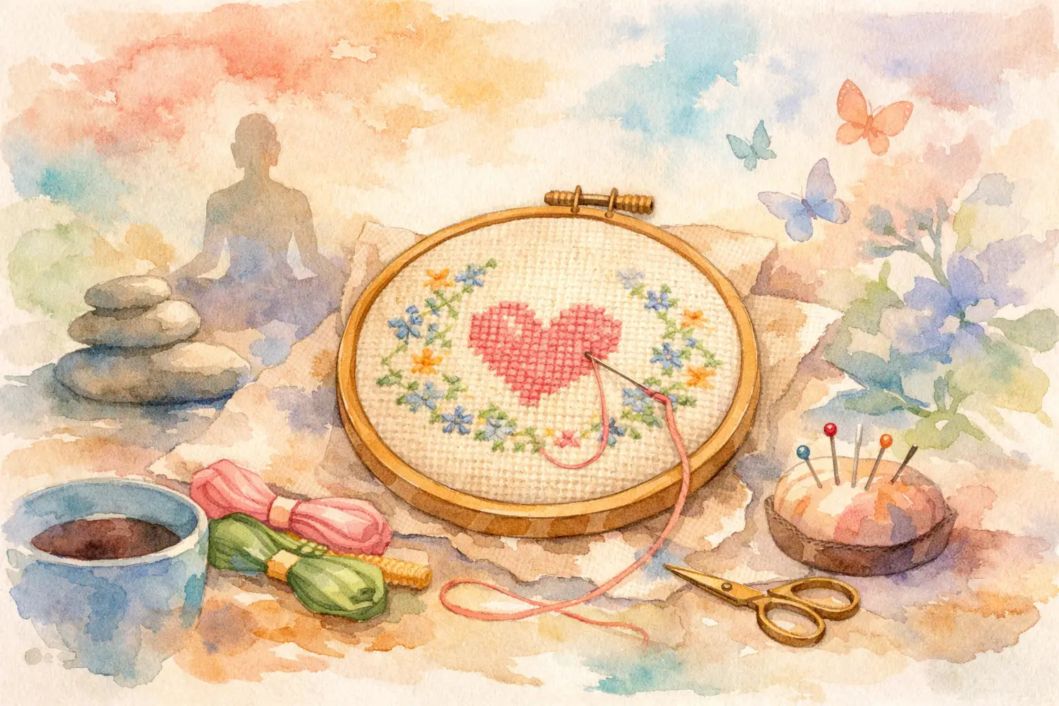 How to Use Cross Stitch to Improve Mental Health