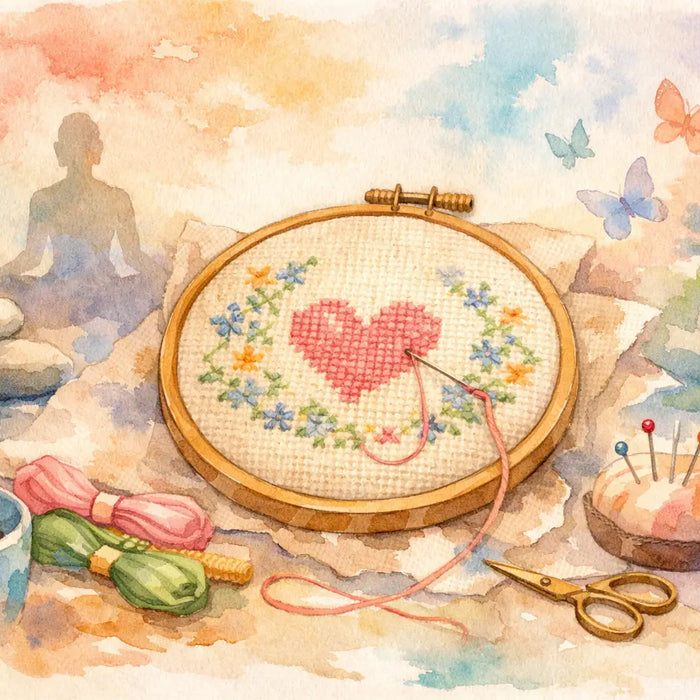 How to Use Cross Stitch to Improve Mental Health