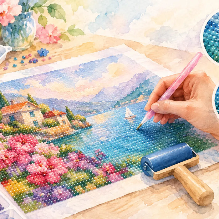 How to Fix Bubbles Under Diamond Painting