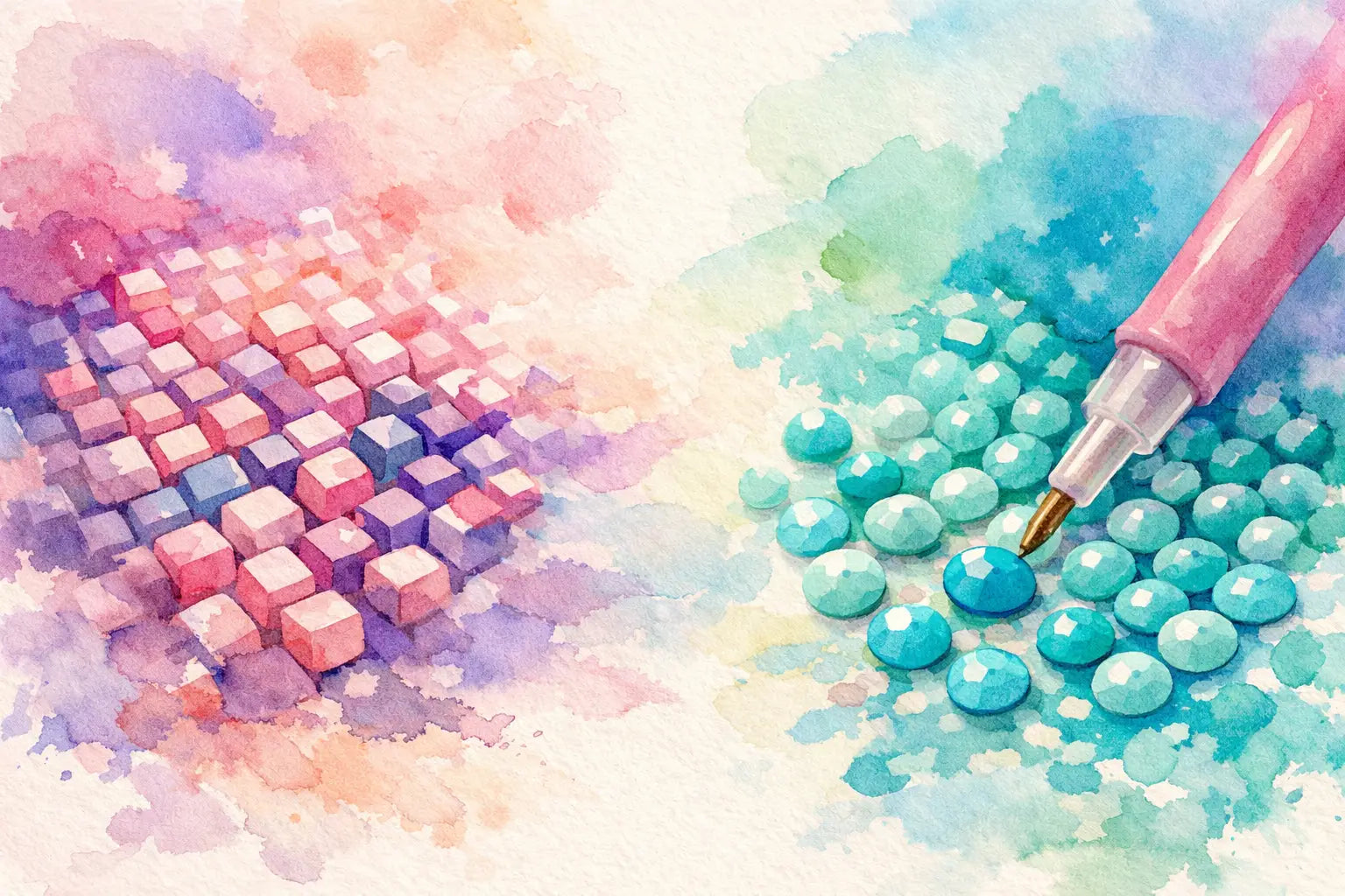 Diamond Painting Square vs Round Drills