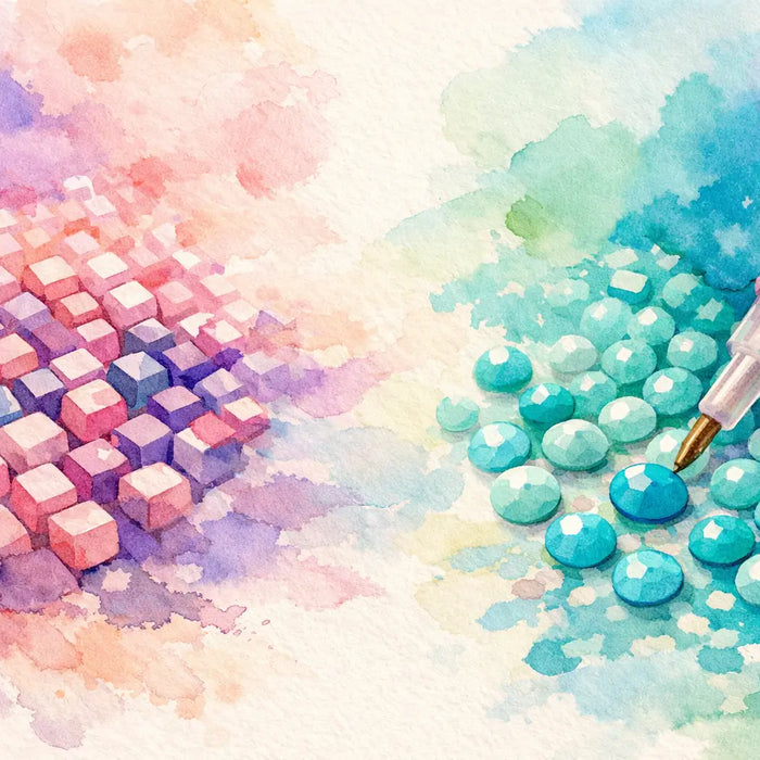 Diamond Painting Square vs Round Drills