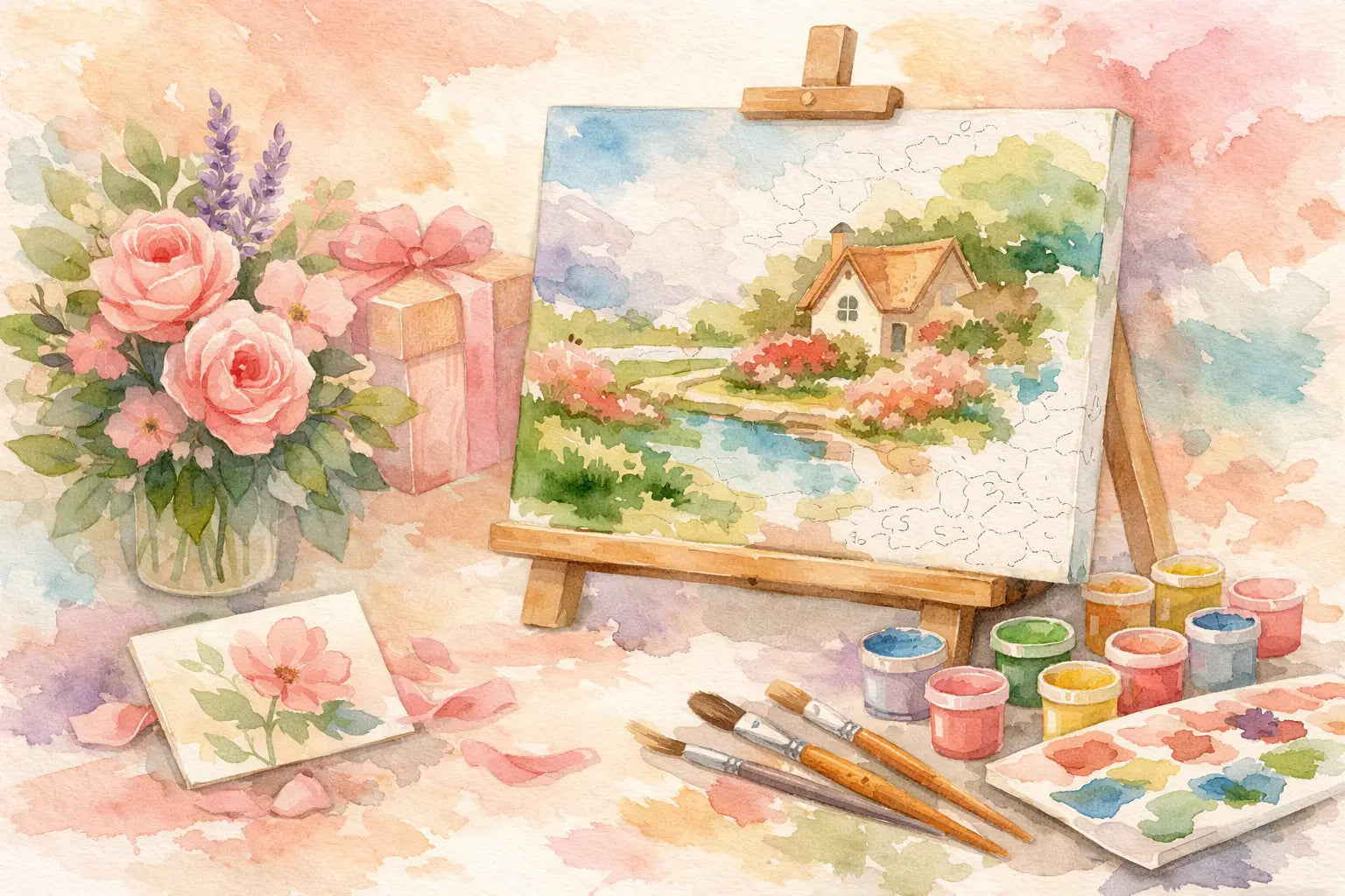 Paint by Numbers Gift for Mom Birthday Ideas