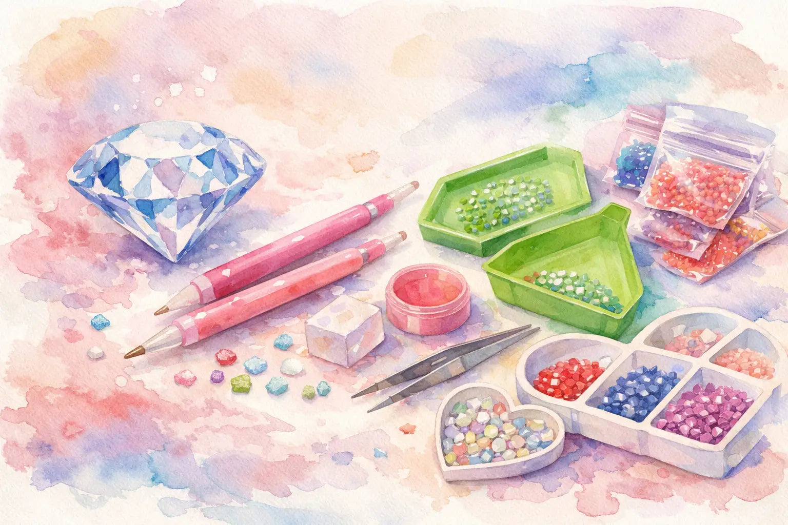 Diamond Painting Accessories Kit Essentials List