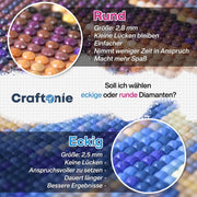 Spiegelbaum der vier Jahreszeiten – Diamond Painting Craftonie