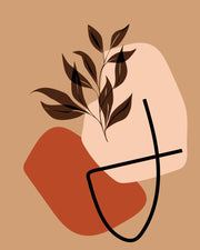 Abstract Botanical Minimalist – Paint by Numbers Craftonie