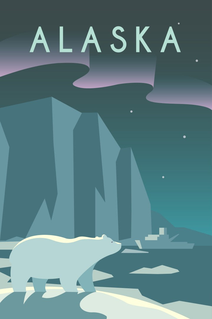 Alaska Arctic Night – Diamond Painting - Craftonie