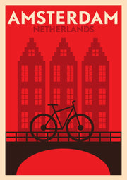 Amsterdam Bicycle & Canal Houses – Diamond Painting - Craftonie