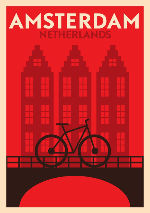 Amsterdam Bicycle & Canal Houses – Diamond Painting - Craftonie