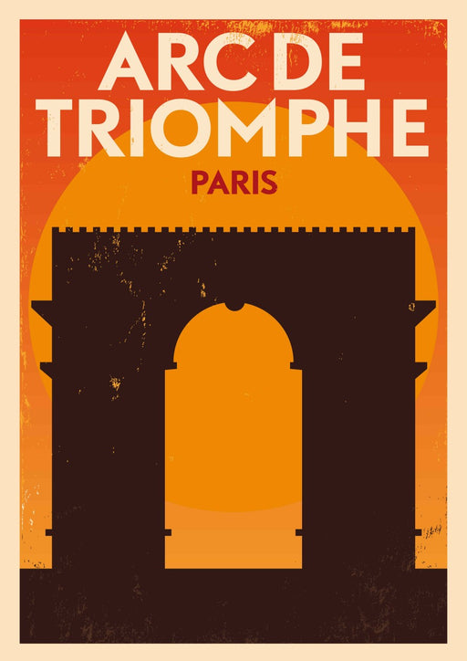 Arc de Triomphe at Sunset – Diamond Painting - Craftonie