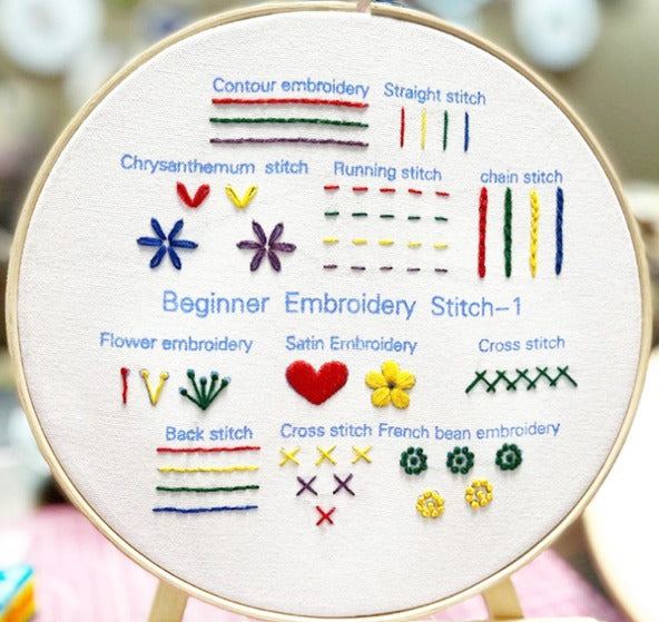 Beginner Embroidery Stitch Craftonie