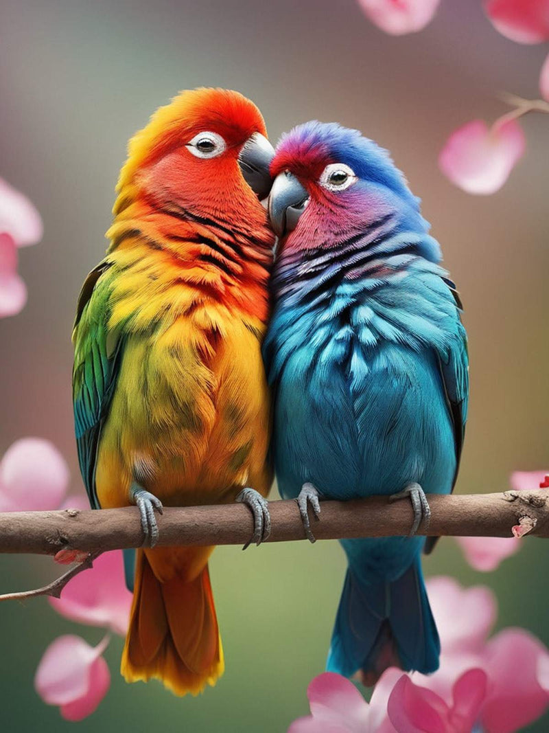 Blossom Love Parrots