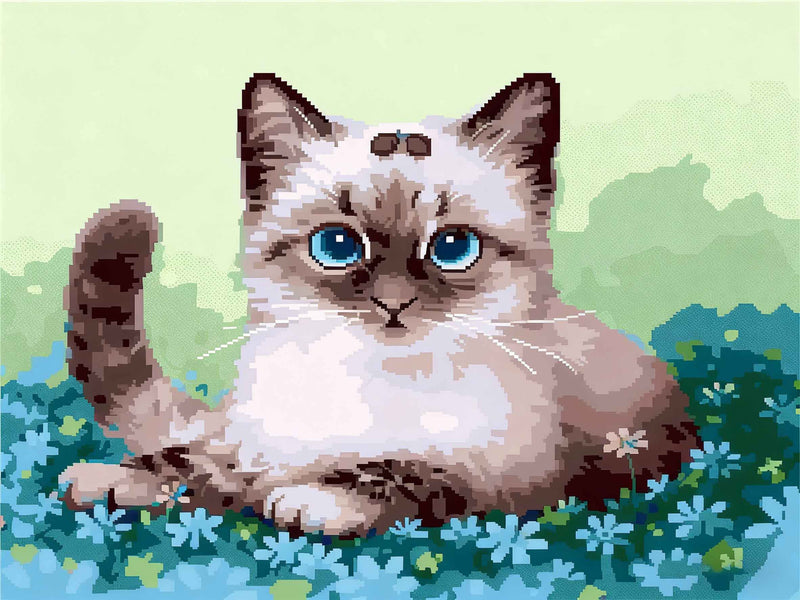Floral Cat