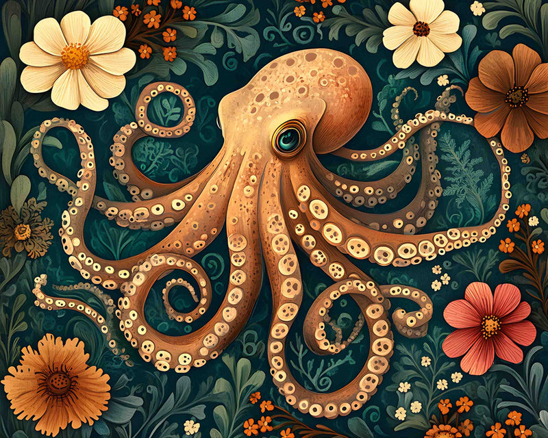 Enchanted Garden Octopus 