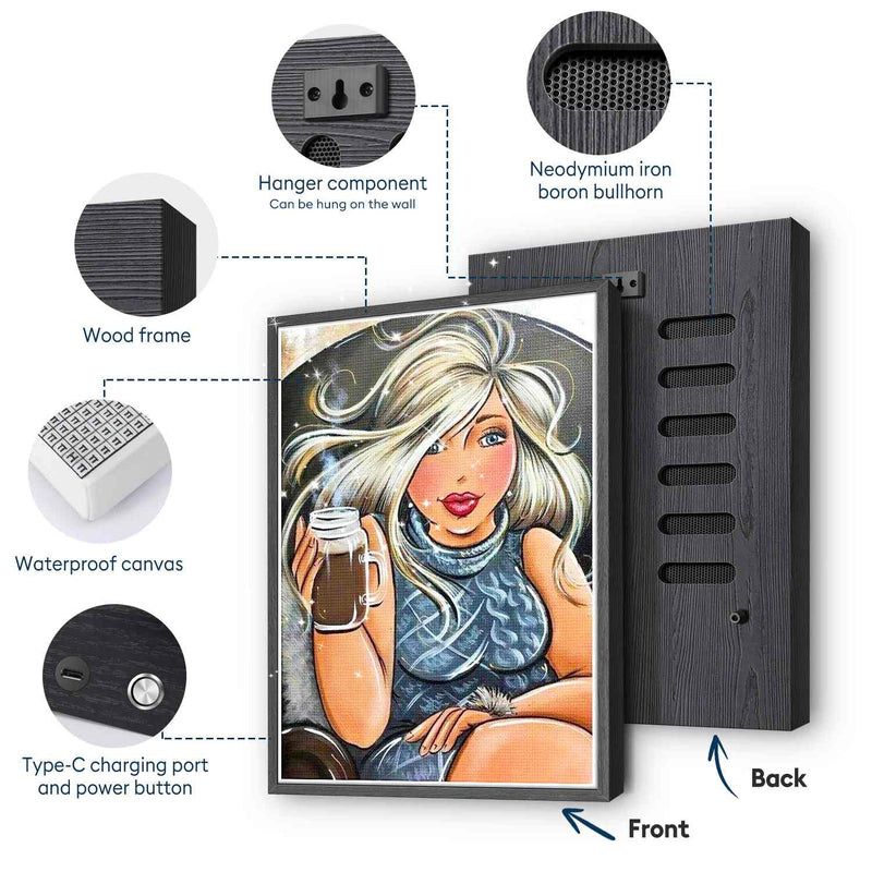 Coffee Girl Bluetooth Speaker