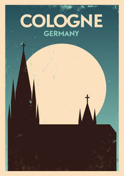 Cologne Cathedral at Moonrise – Diamond Painting - Craftonie