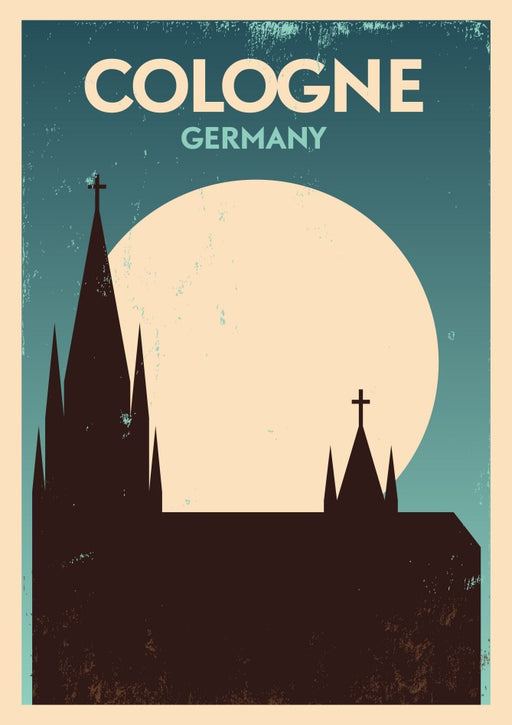 Cologne Cathedral at Moonrise – Diamond Painting - Craftonie