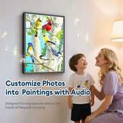 Colorful Birch Birds 