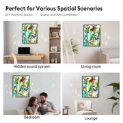 Colorful Birch Birds 