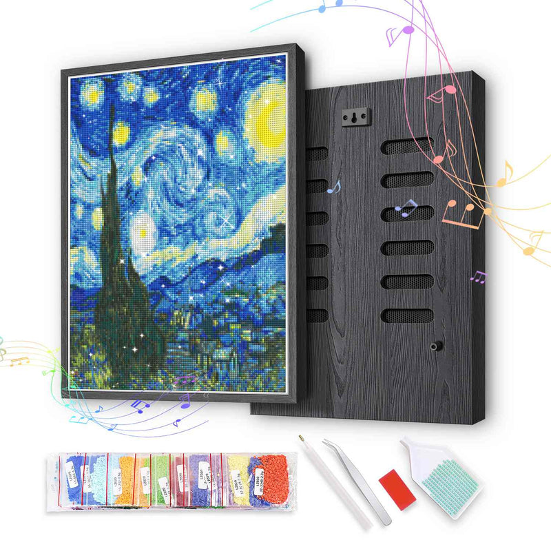 DIY Sound & Art Fusion Wall Speaker Diamond Painting