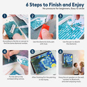 DIY Sound & Art Fusion Wall Speaker Diamond Painting