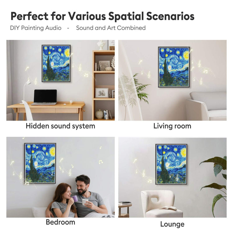 DIY Sound & Art Fusion Wall Speaker Diamond Painting