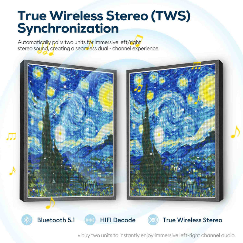 DIY Sound & Art Fusion Wall Speaker Diamond Painting