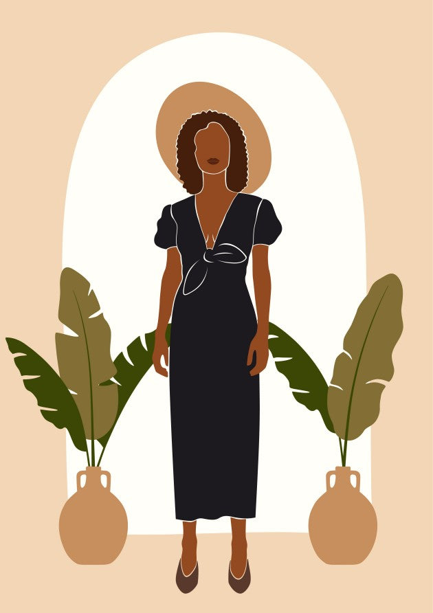 Elegant Woman Portrait – Diamond Painting - Craftonie