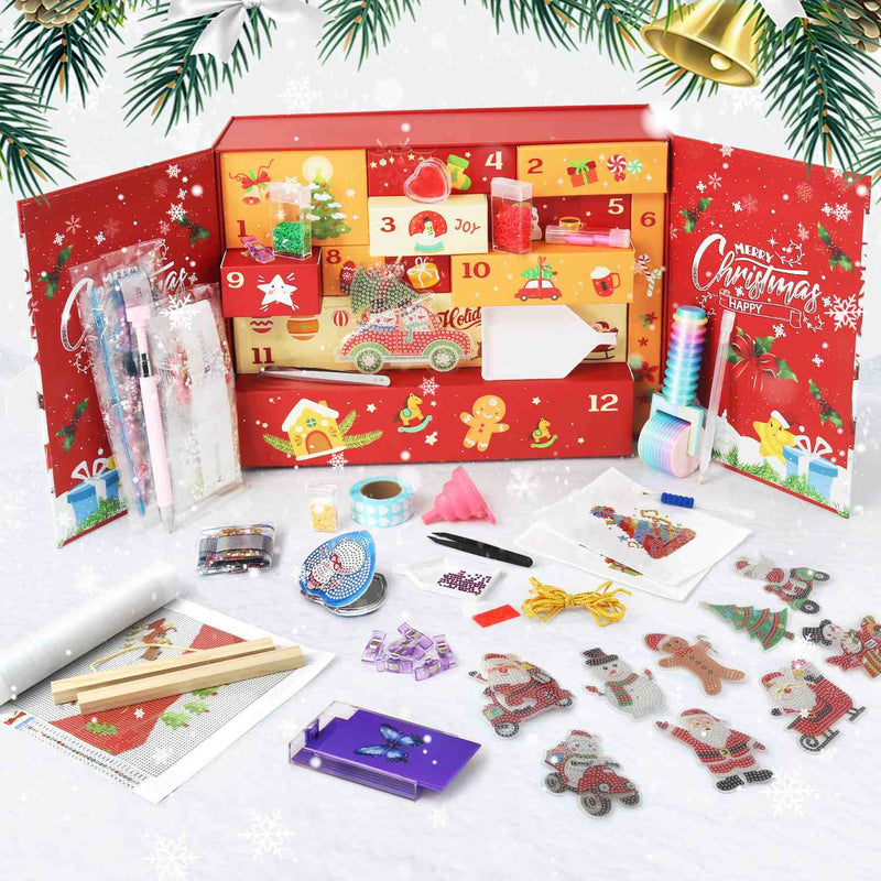 Festive Santa & Snowman