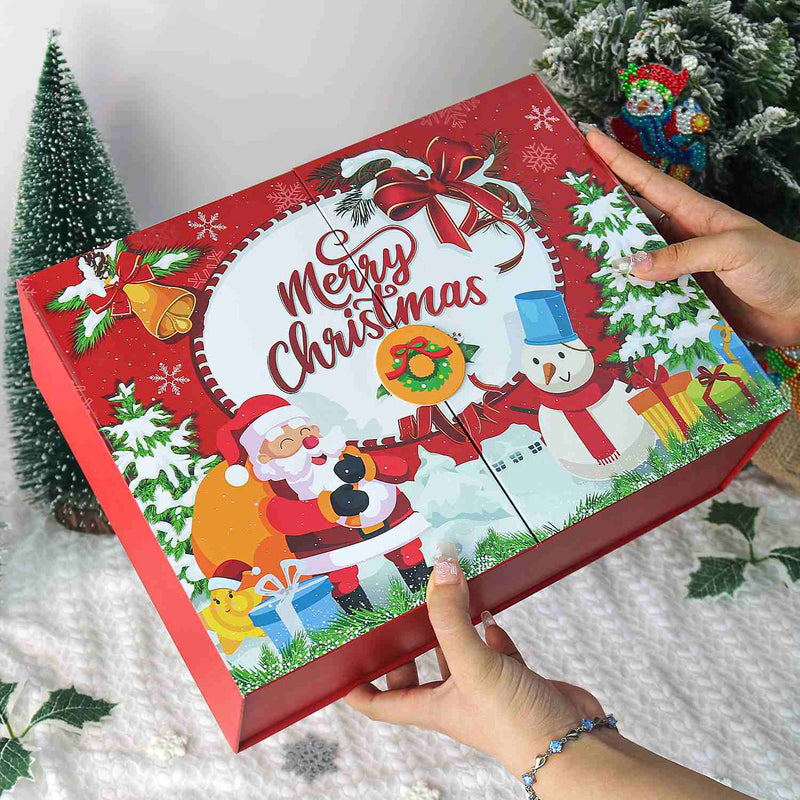 Festive Santa & Snowman